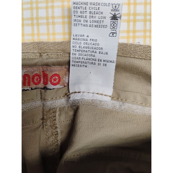 No Boundaries nobo Size 7 Capri Pants Khaki Cargo Juniors - Picture 5 of 12